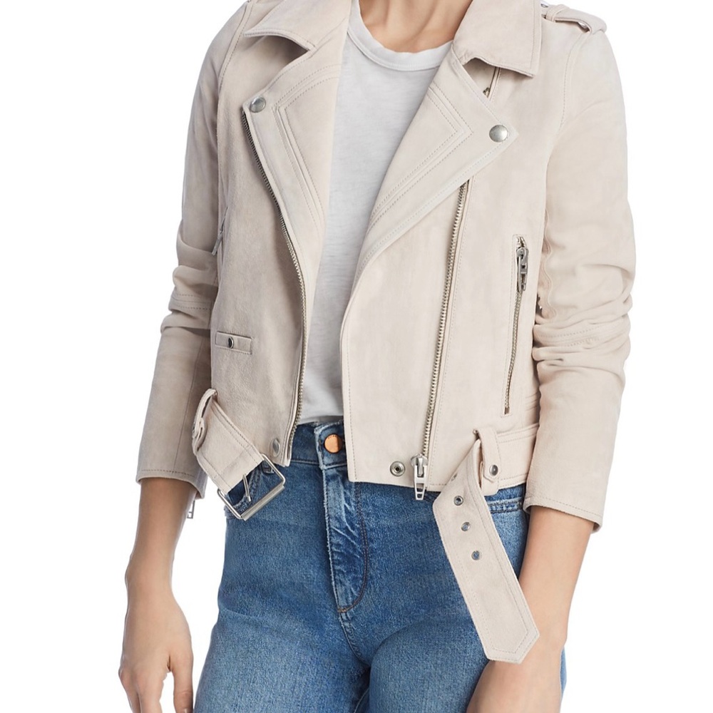 Suede Moto Jacket